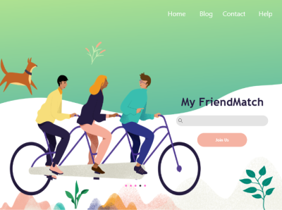 My FriendMacth animation app bicycle branding design dog friends friendship icon illustration interface logo nature sport typography ui vector website website design weekend