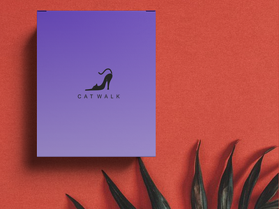 Cat Walk's Shoes Box Design branding design logo