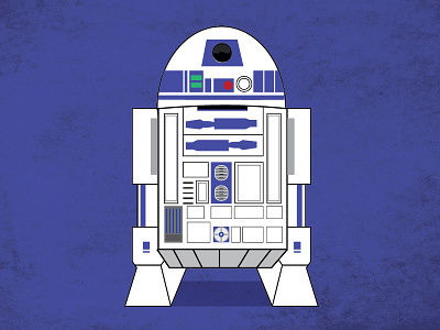 R2-D2 beep blue droid planet r2d2 robot star wars