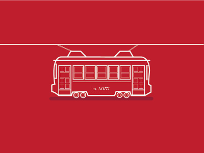 Mr.Rogers illustration mr.rogers nostalgia pbs red trolley