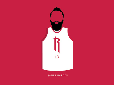 James Harden basketball beard houston illustration james harden rockets