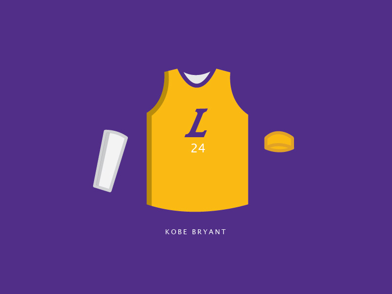 Kobe Bryant by Anna Lupean on Dribbble