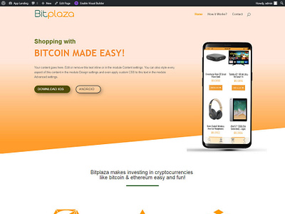 Bitplaza | App landing page