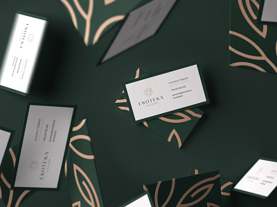 Ekoteka | Organic Products branding business card corporate identity dealer design graphic graphicdesign organic product stationery typography visual identity