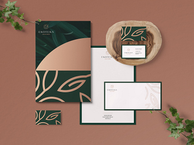 Ekoteka | Organic Products branding business card corporate identity dealer design flower power graphic graphicdesign logo organic print product stationery visual identity