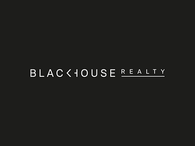 Blackhouse Realty | Real Estate branding company corporate identity design graphic graphicdesign house logo logotype real estate typography visual identity