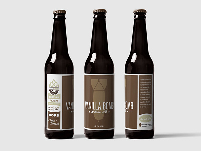 Vanilla Bomb Beer Labels / Packaging