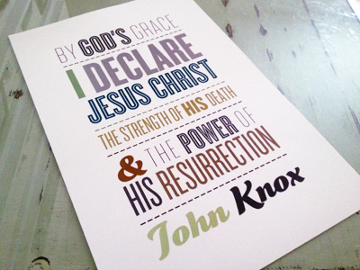 Quote by John Knox poster quote type