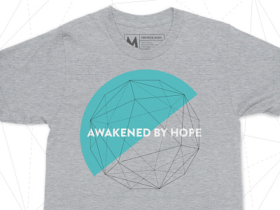 Awakened By Hope T-Shirt awakened by hope geometric t shirt the rock music