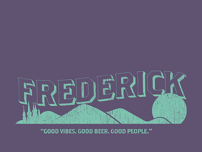 Retro Frederick Apparel Design