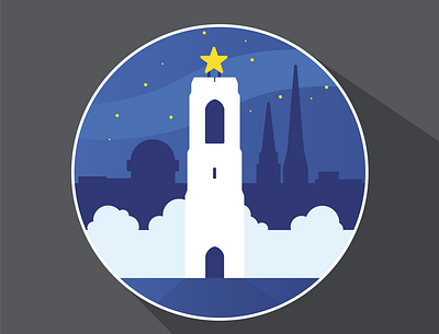 Baker Park Illustration flat icon illustration illustrator vector