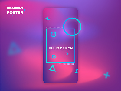 Gradient poster/wallpaper design gradient graphic design illustration iphone liquid liquid design poster vector wallpaper