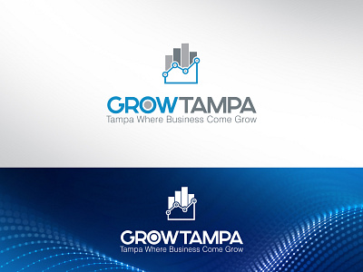 Grow Tampa Business Grow Logo branding design graphic design logo logo design ui ux