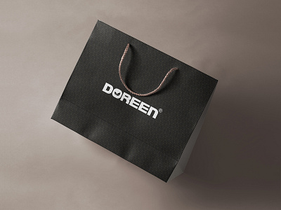 Doreen Re-branding Shopping Bag Mockup branding design doreen identity illustration illustrator logo photoshop re branding shopping bag