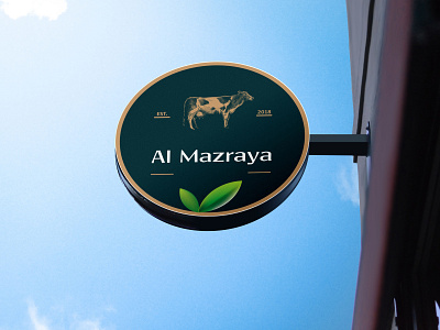 Al Mazraya Farms Ltd. al mazraya farms ltd. branding illustration illustrator logo typography