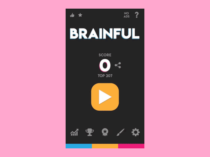 Brainful Mobile Game Design - GIF android app game game design ios mobile ui ux