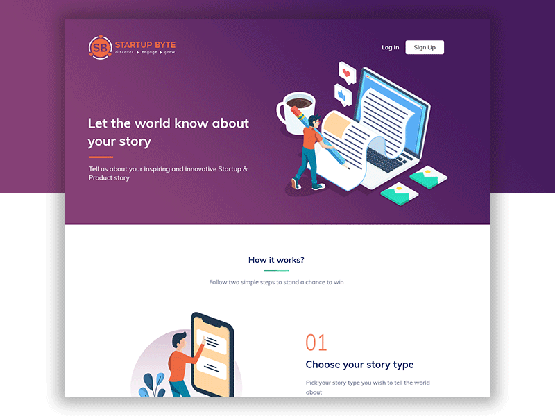 Feature Landing Page