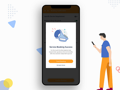 Success Popup booking checkout colours graphic icon iconography illustration illustrations infographic interaction design minimal mobile app popup success user interface vector