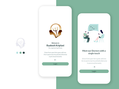 Appointment Booking - Splash adobe adobexd appointment booking calendar design doctor flat illustration infographic interaction design mobile app uidesign ux design vector