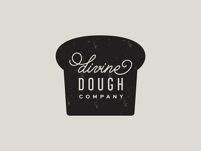 Divine Dough Co. animation brand branding clean color palette design flat icon identity illustration illustrator lettering logo minimal stationery design typography