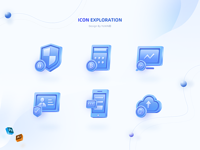 Icon exploration 3d icon authentication branding chat online data encryption design icon security security app ui