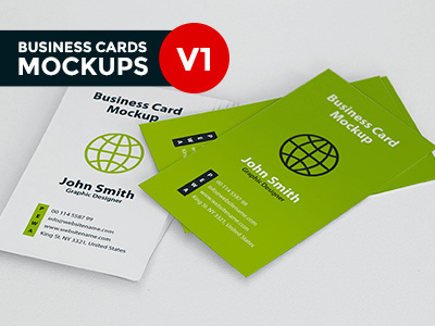 Business Card Mockup V1