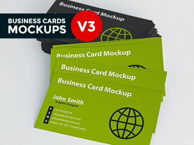 Business Card Mockup V3