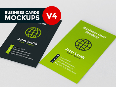 Business Card Mockup V4