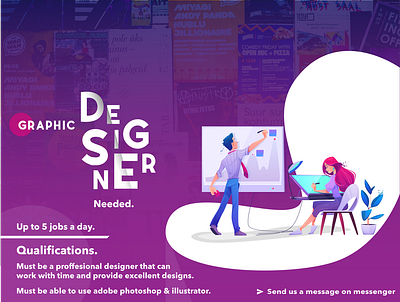 design for a branding agency recruiting designers design flier poster poster art poster design
