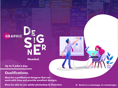 design for a branding agency recruiting designers