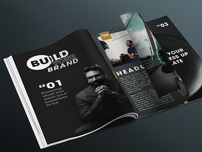 Build your brand magazine design