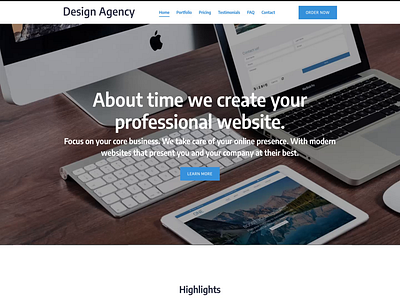 Web Design Agency technical template web design agency website website design