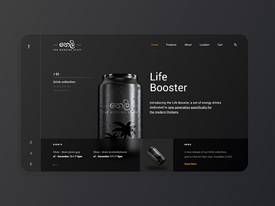 Energy drink Brand; Web