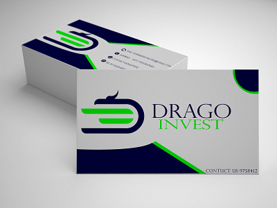 drago invest /business card branding business card design business logo design illustration logo