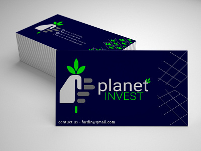 planet invest/business card branding business card design business logo design illustration logo