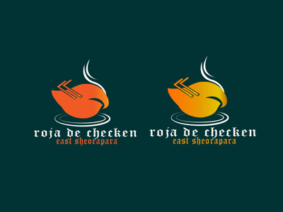 roja de checken brand logo branding business logo illustration logo