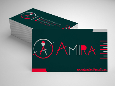 amira human trainer business card business logo illustration logo modern logo