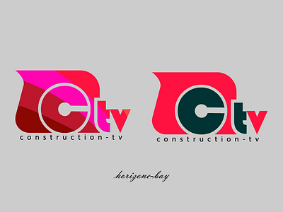 Construction tv branding business logo future logo illustration logo modern logo