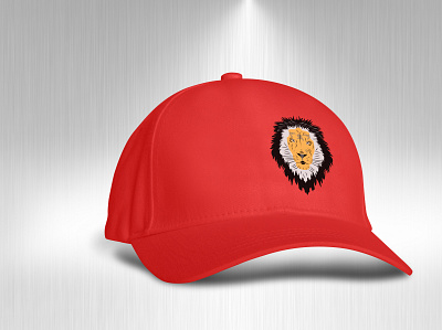 cap-lion illustration vector