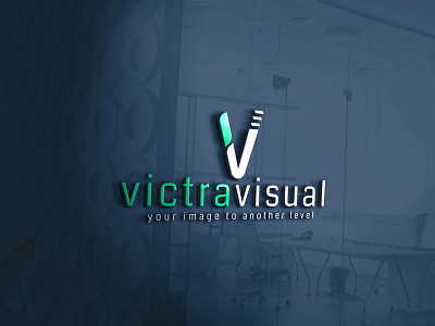 victravisual brand logo business logo future logo logo modern logo
