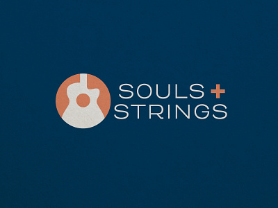 Souls + Strings Identity design guitar identity identity branding logo music musician philanthropy souls spirits strings
