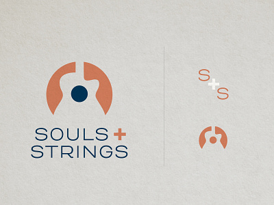 Souls + Strings Identity guitar icon identity branding identity design logo system monogram music musician souls strings