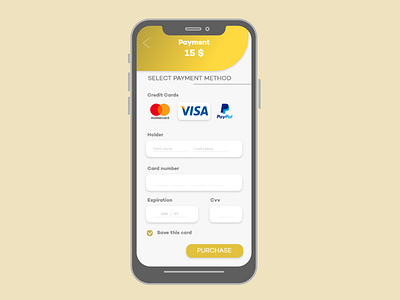 Daily UI challenge - 002 credit card checkout dailyui dailyui 002 design ui