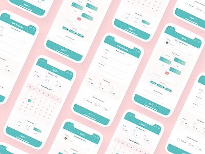 Booking Form for Businesses app application booking booking app booking form booking system clean design hair salon identity illustration minimal simple sketch typography ui ui ux design ux web website