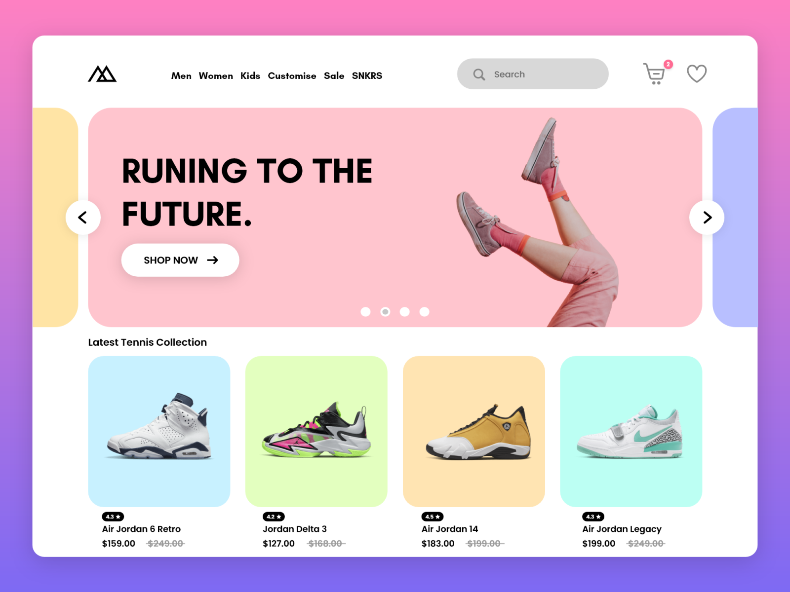 Online Shoe Store UI Design by Akshay sharma on Dribbble