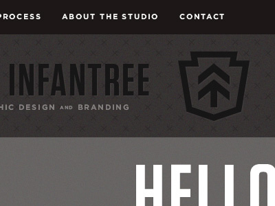 Infantree Site texture typography web website