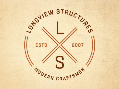LongView Concept icon logo mark symbol