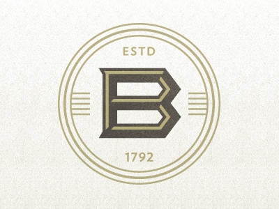B Crest icon logo mark symbol