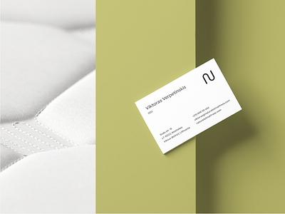 Naturalist Mattress Brand Business Card