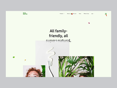 Web Design for Ecodenta - Product Line Inner Page design eco ecommerce friendly green inner interaction landing line minimal natural organic page parallax product toothpaste ui ux web website